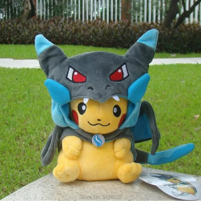 Grosse Peluche Pikachu 20 cm Dracaufeu