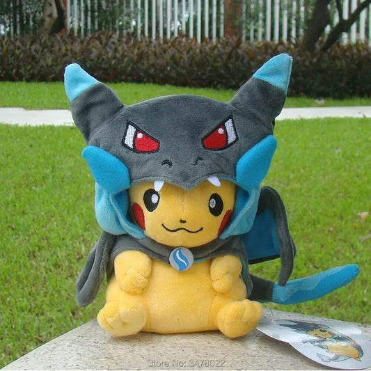 Grosse Peluche Pikachu 20 cm Dracaufeu
