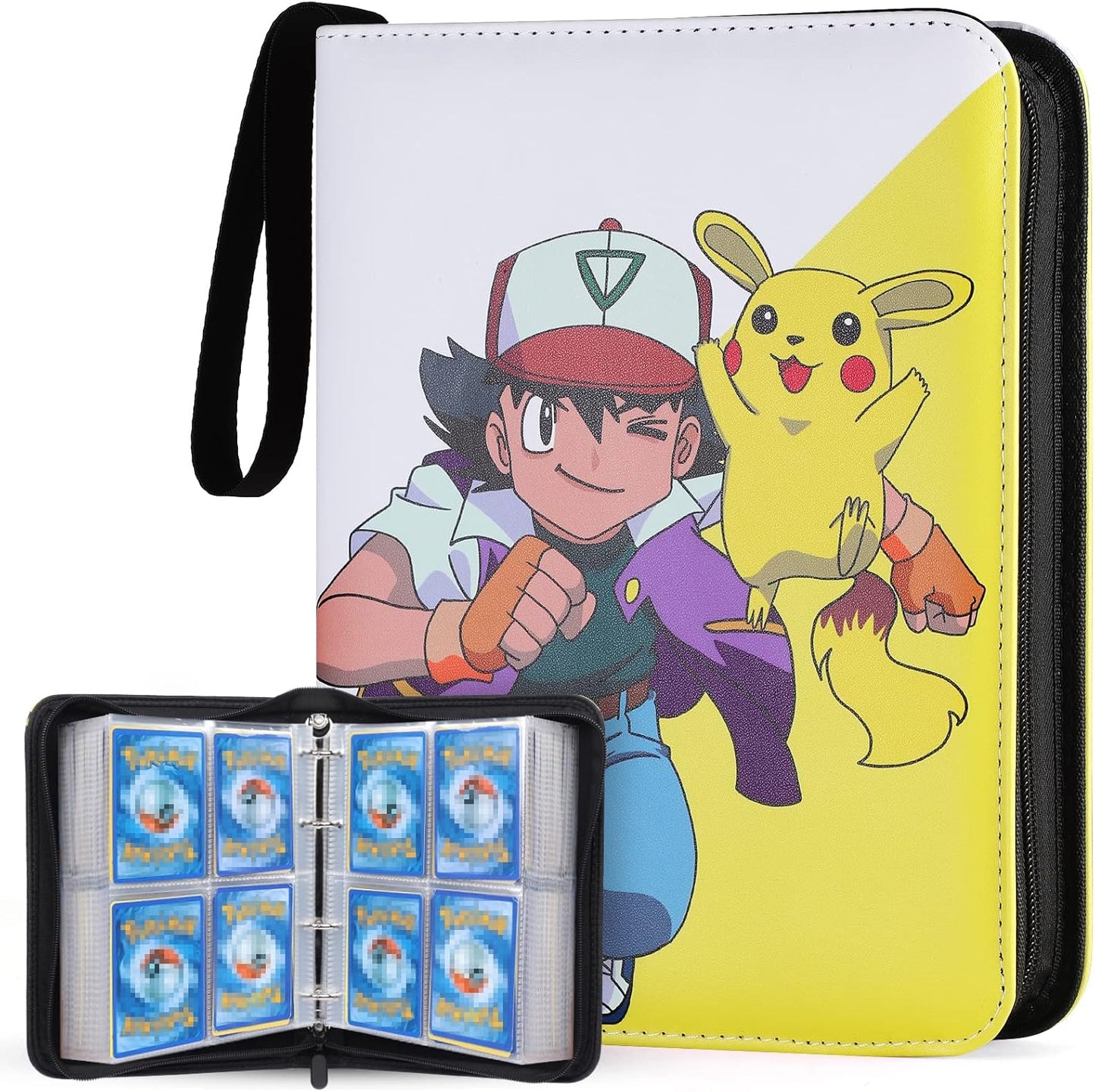 Classeur Pokémon Pikachu et Sacha