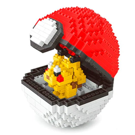 Blocs de Construction Pokémon Pokéball Pikachu