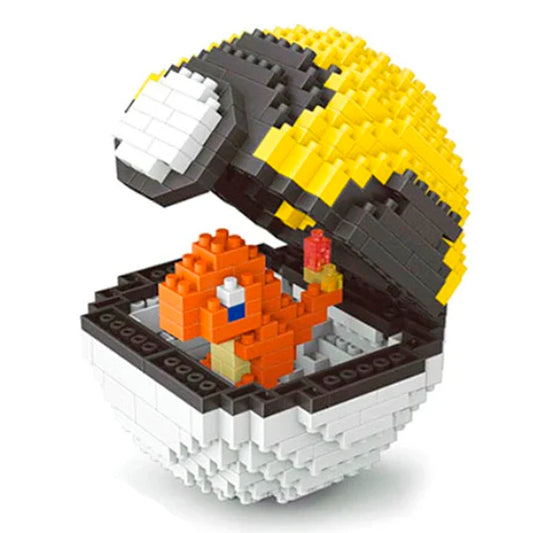 Blocs de Construction Pokémon Pokéball Salamèche