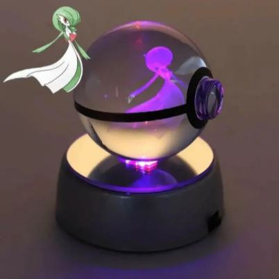 Pokéball Lumineuse en Cristal Pokémon Gardevoir
