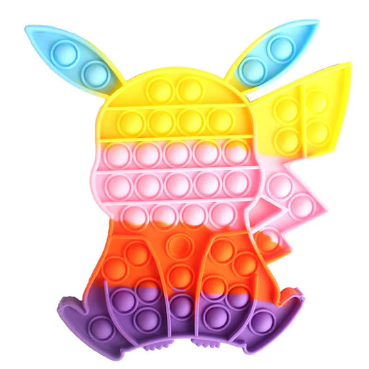 Pop it Pikachu Arc en Ciel Anti Stress