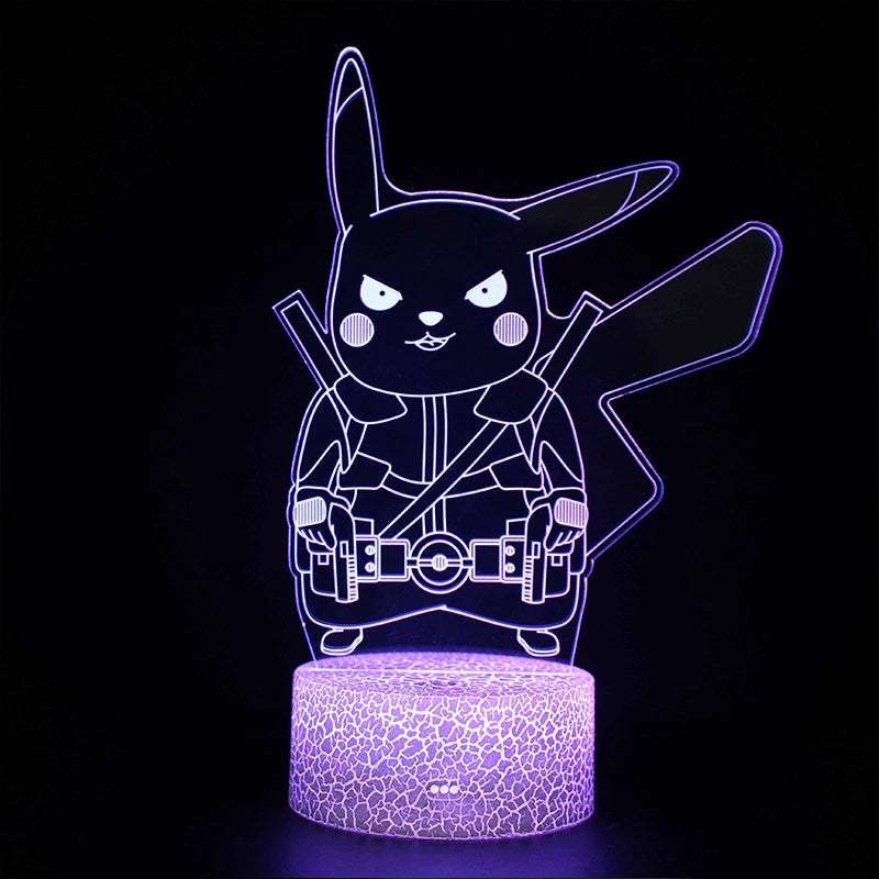 Lampe Pikachu Deadpool