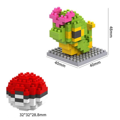 Blocs de Construction Pokémon Chenipan et Pokéball