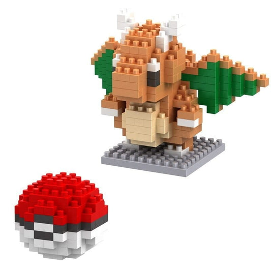 Blocs de Construction Pokémon Dracolosse Et Pokéball