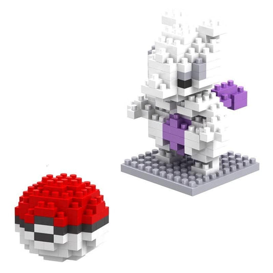 Blocs de Construction Pokémon Mewtwo Et Pokéball