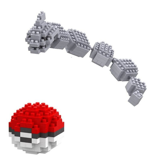 Blocs de Construction Pokémon Onix Et Pokéball