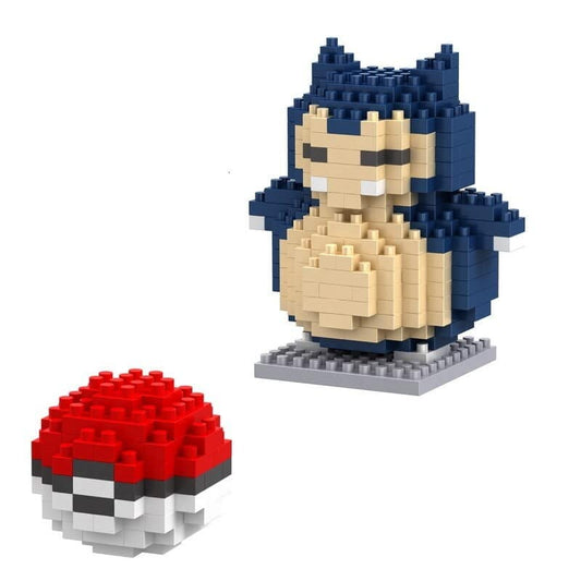 Blocs de Construction Pokémon Ronflex Et Pokéball