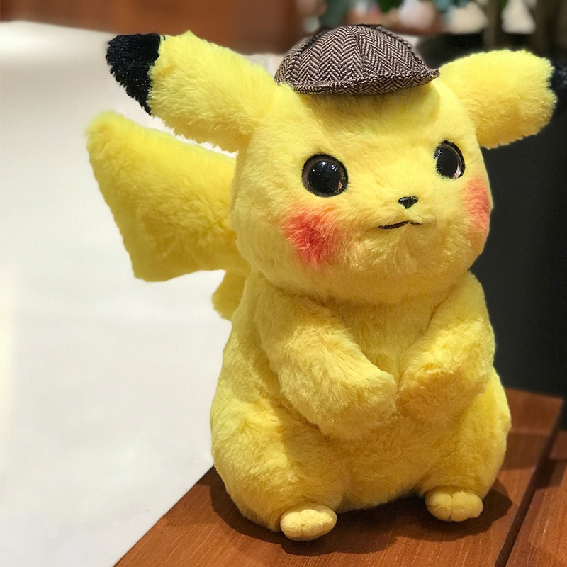 Peluche Détective Pikachu