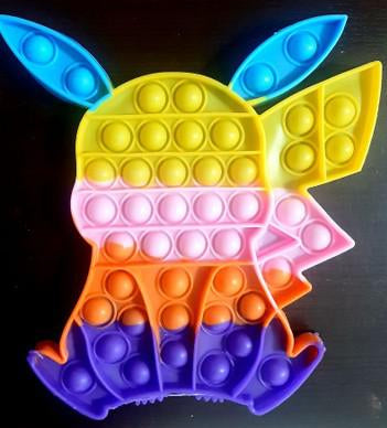 Pop it Pikachu Arc en Ciel Anti Stress