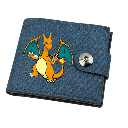 Portefeuille à Languette Pokémon Dracaufeu