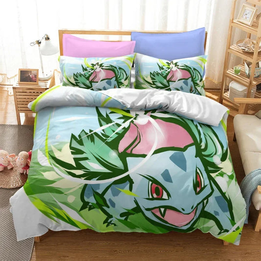 Housse de Couette Pokémon Herbizarre