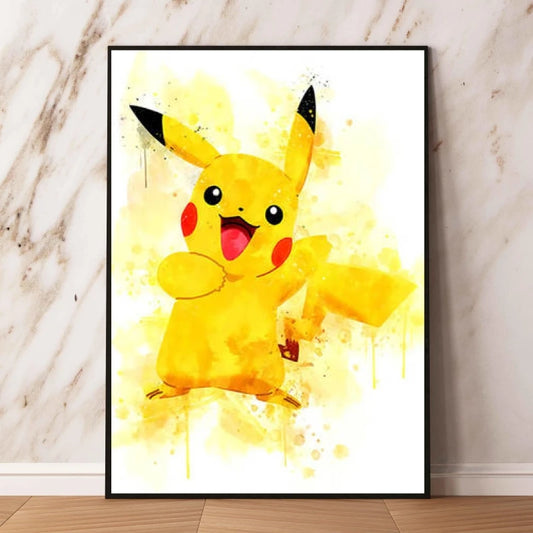 Tableau Pokémon Pikachu Rieur
