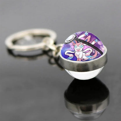 Porte Clés Boule Pokémon Nymphali 3D