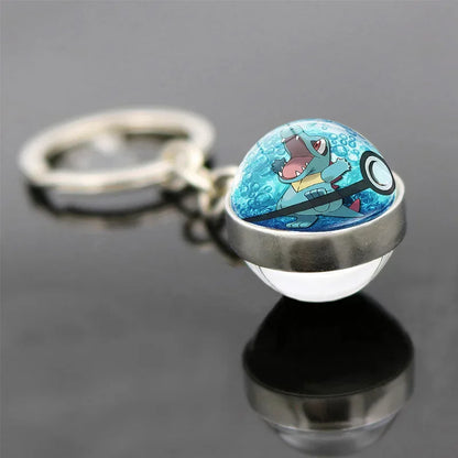 Porte Clés Boule Pokémon Totaudile 3D