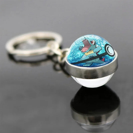Porte Clés Boule Pokémon Totaudile 3D