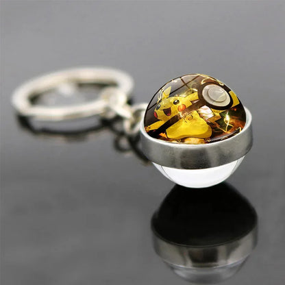 Porte Clés Boule Pokémon Pikachu 3D