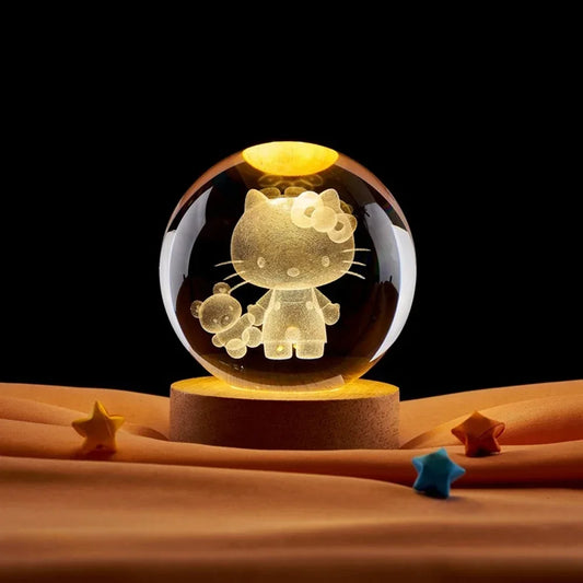 Pokéball Lumineuse en Cristal Pokémon Mew