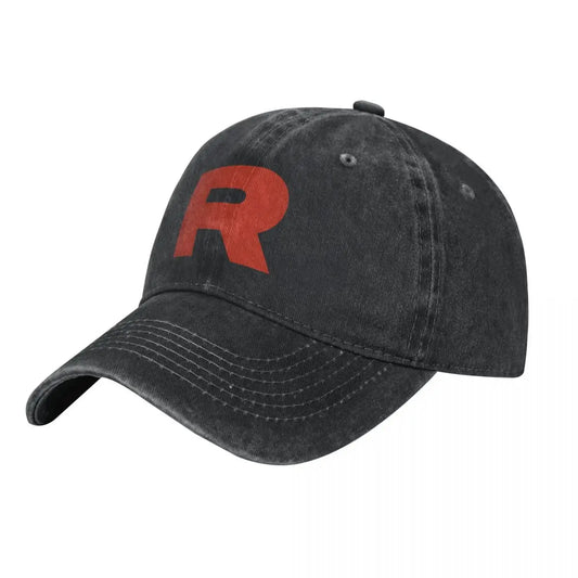 Casquette Pokémon Dresseur Noir & Rouge