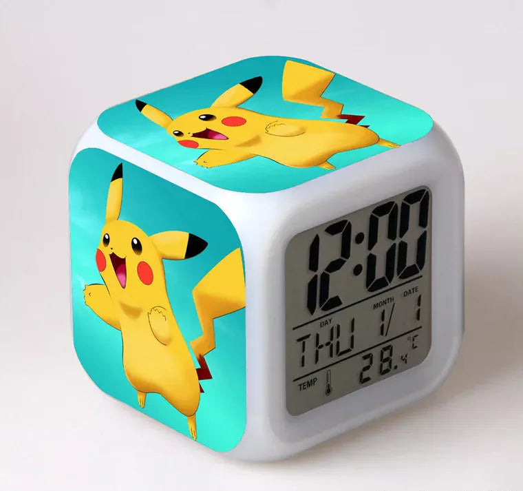 Réveil Pokémon Pikachu Tonnerre
