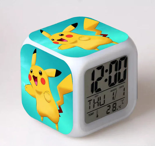 Réveil Pokémon Pikachu Tonnerre