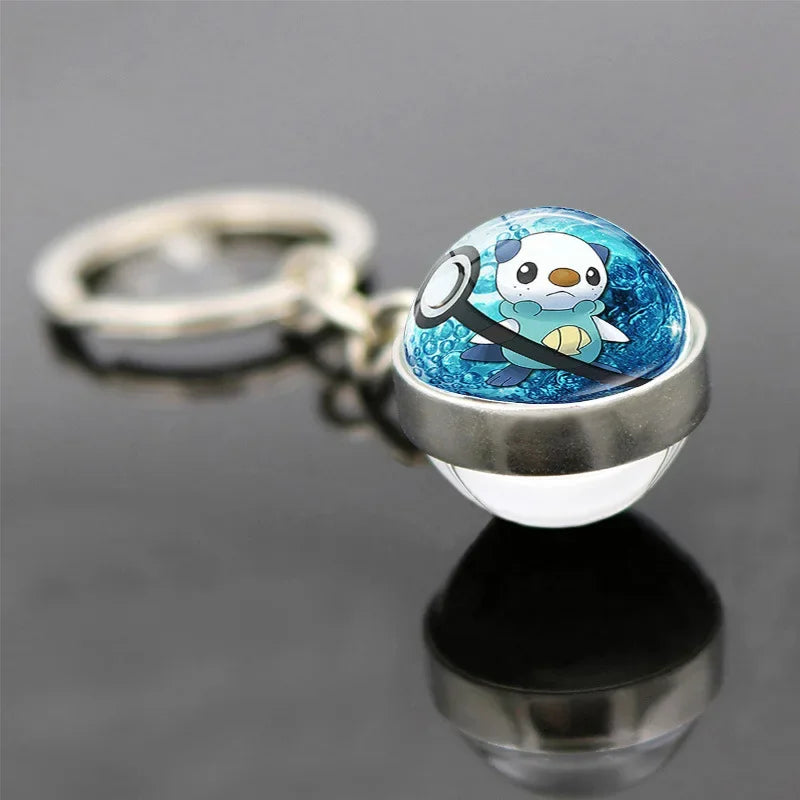 Porte Clés Boule Pokémon Moustillon 3D