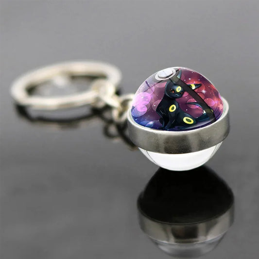 Porte Clés Boule Pokémon Noctali  3D