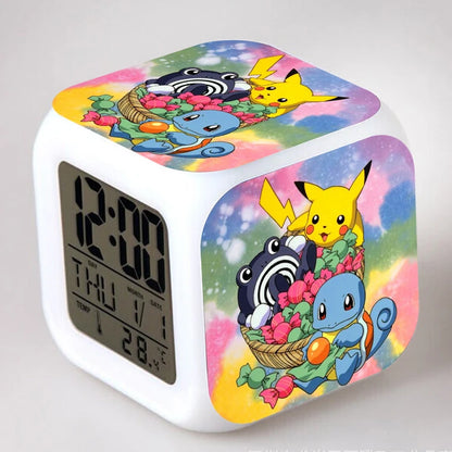 Réveil Pokémon Carapuce et Pikachu