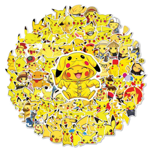Pack de 50 Stickers Pokémon Pikachu