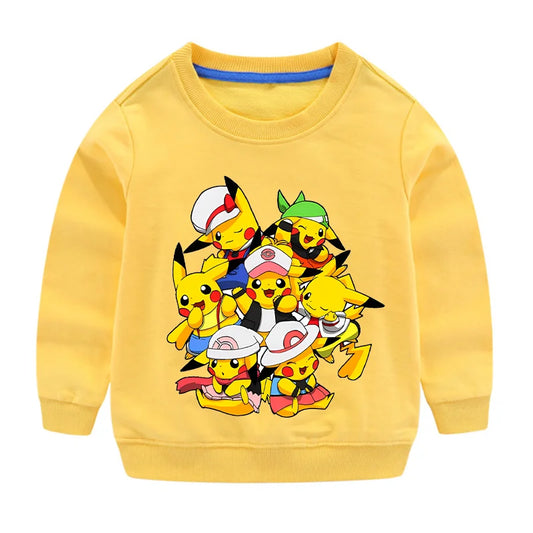 Pull Pokémon Pikachu Jaune