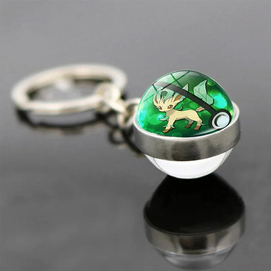 Porte Clés Boule Pokémon Evoli 3D