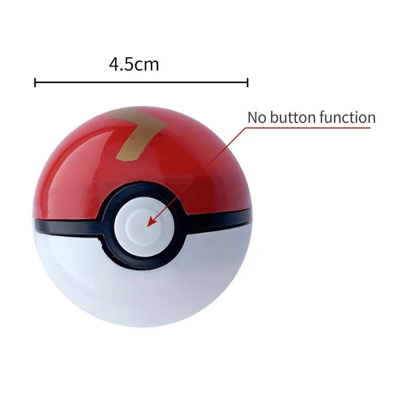 Lot de 12 Pokéballs avec figurines Pokémon