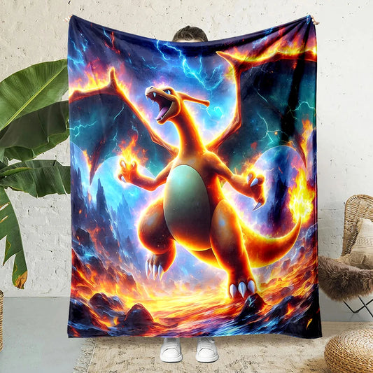 Plaid Pokémon Dracaufeu 1ère Génération