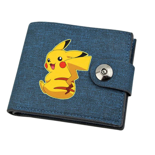 Portefeuille à Languette Pokémon Pikachu Heureux