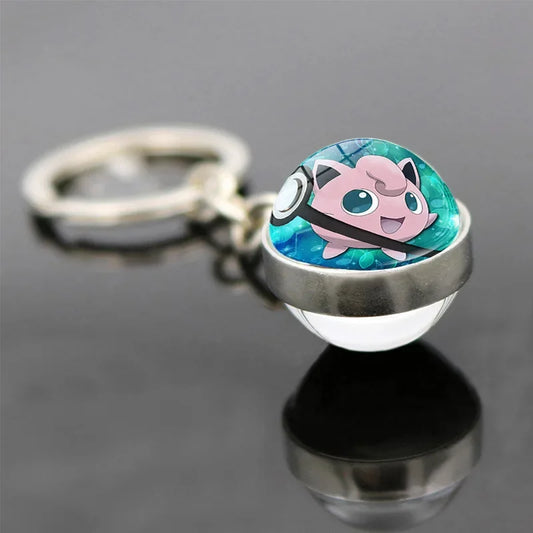 Porte Clés Boule Pokémon Roudoudou 3D