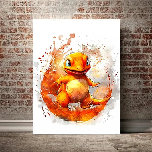 Poster Pokémon Salamèche