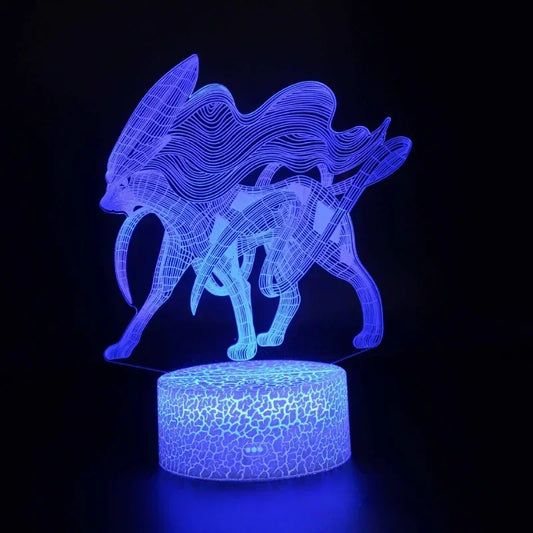 Lampe 3D Suicune