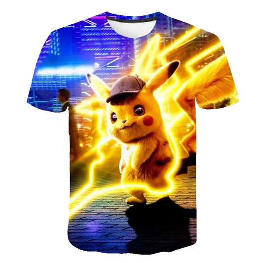T-Shirt Pokémon Détective Pikachu Ville