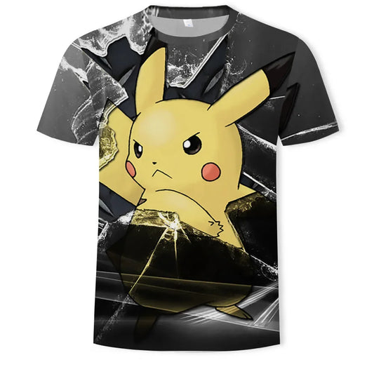 T-Shirt Pokémon Pikachu Fight Street