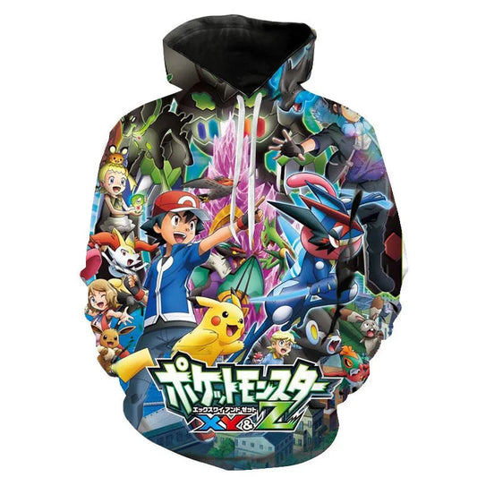 Sweat Pokémon Sacha et ses Amis