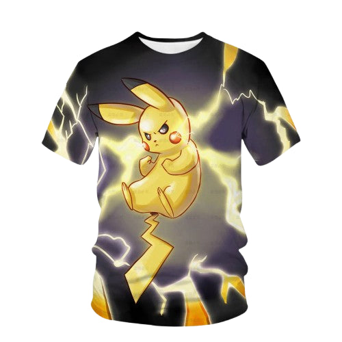 T-Shirt Pokémon Pikachu Éclair