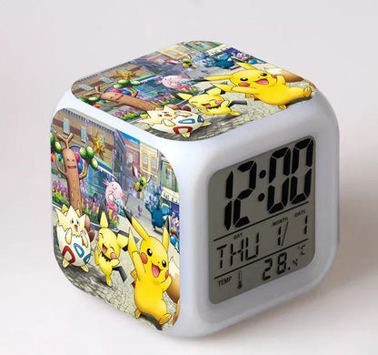 Réveil Pokémon Évoli Pikachu et Pichu