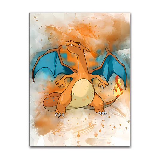 Poster Pokémon Dracaufeu