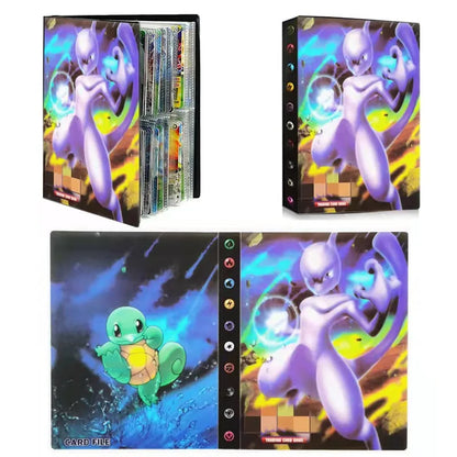 Classeur Pokémon Mewtwo et Carapuce