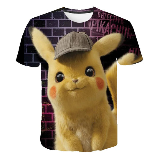 T-Shirt Pokémon Détective Pikachu Réaliste