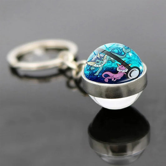 Porte Clés Boule Pokémon Aquali 3D