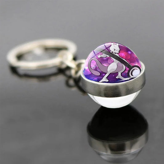 Porte Clés Boule Pokémon Mewto 3D