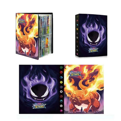 Classeur Pokémon Dracaufeu Gigamax et Fantominus