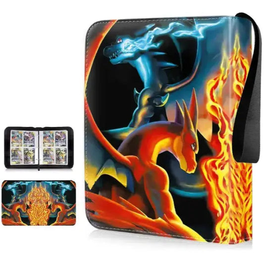 Classeur Carte Pokémon Dracaufeu Gigamax Rainbow